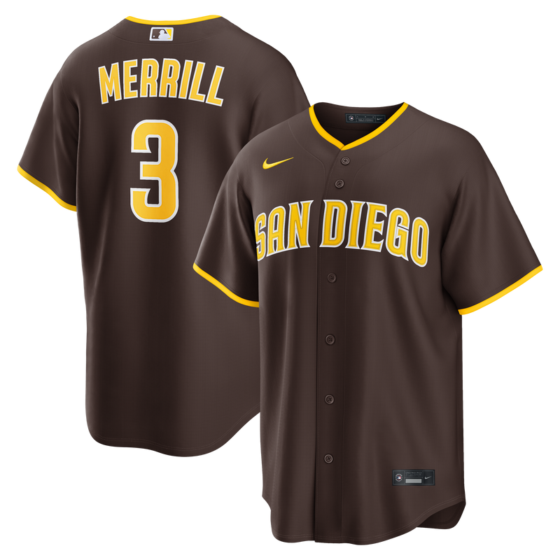 San Diego Padres Jackson Merrill jersey – view 1