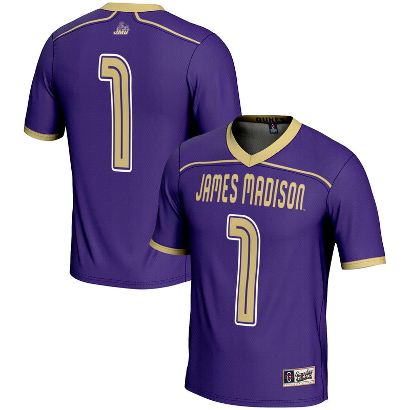 James Madison Dukes GameDay Greats Purple jersey – view 1