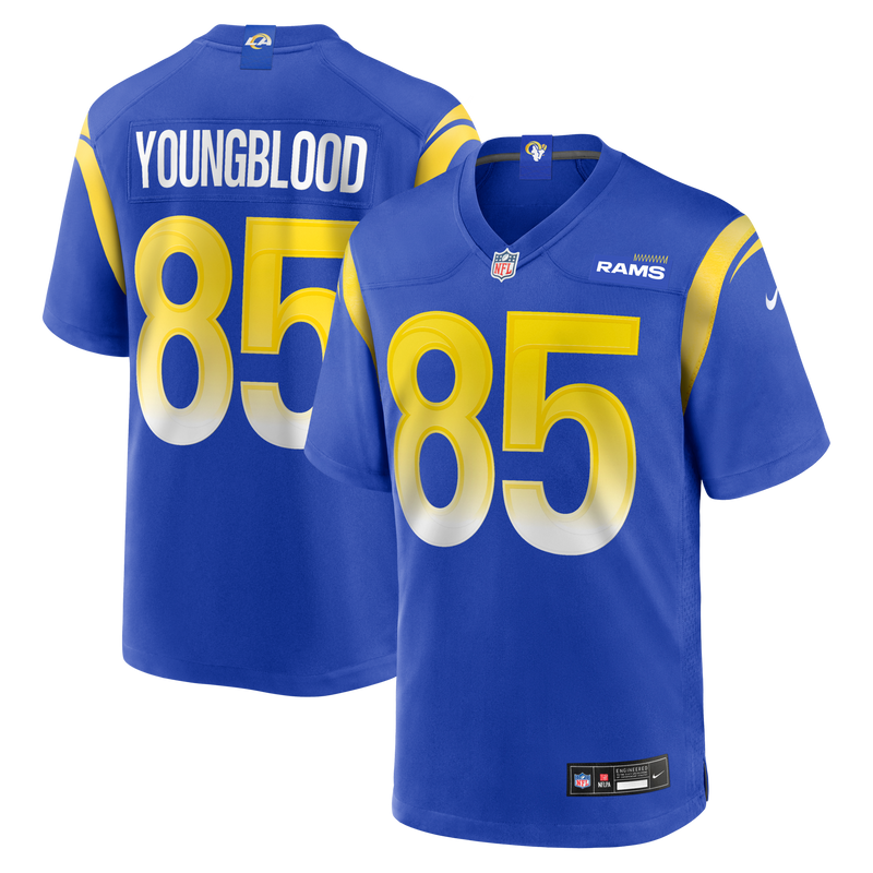Los Angeles Rams Jack Youngblood Royal jersey – view 1