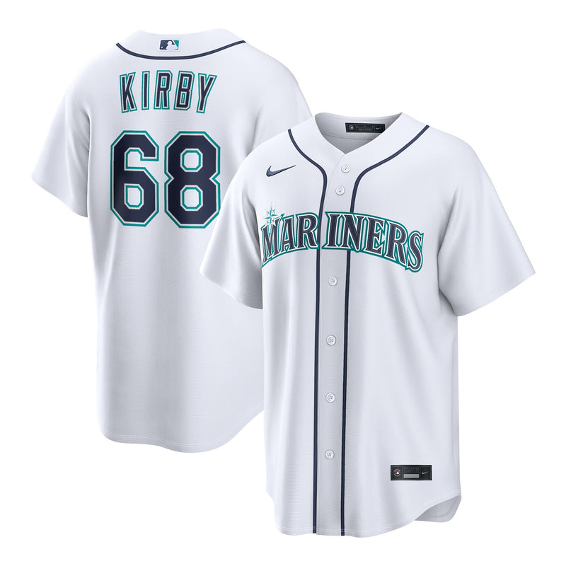 Seattle Mariners George Kirby White jersey – view 1