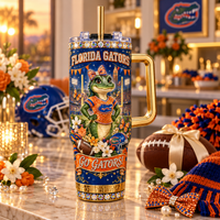 Florida Rhinestone 40oz Tumbler - Lifestyle