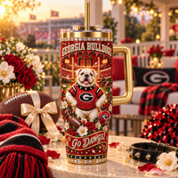 Georgia Rhinestone 40oz Tumbler - Lifestyle