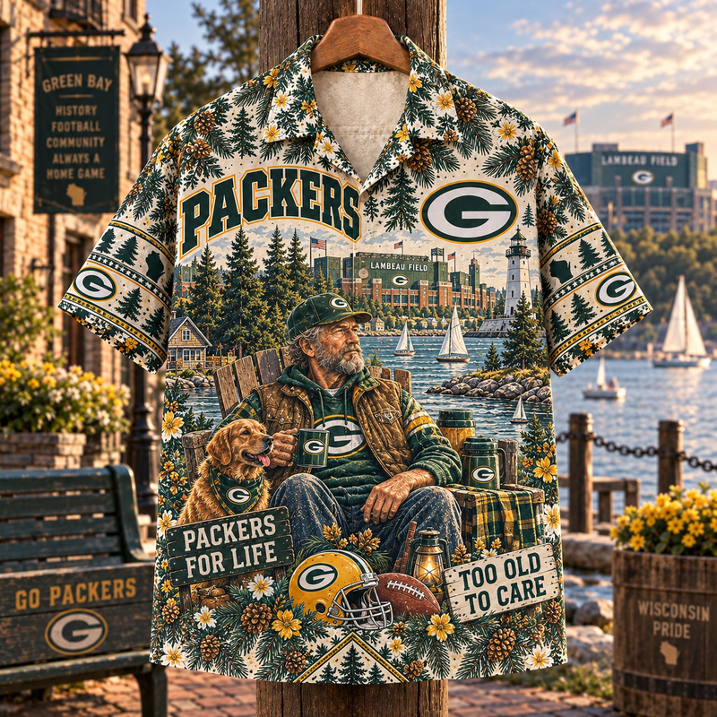 Green Bay Lakeside Hawaiian Shirt – view 1