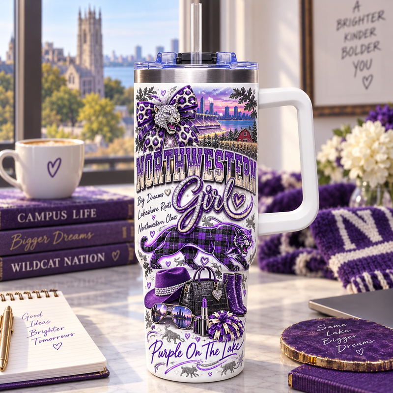 Northwestern Girl 40oz Tumbler – view 1
