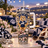 Penn State Rhinestone 40oz Tumbler - Lifestyle