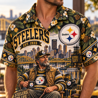 Pittsburgh For Life Hawaiian Shirt - Lifestyle
