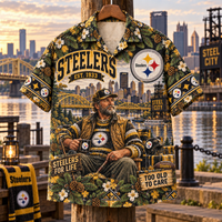 Pittsburgh For Life Hawaiian Shirt – view 1