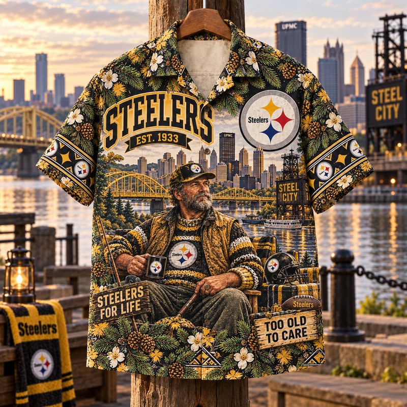 Pittsburgh For Life Hawaiian Shirt – view 1