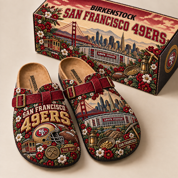 San Francisco Gameday Bloom Clogs