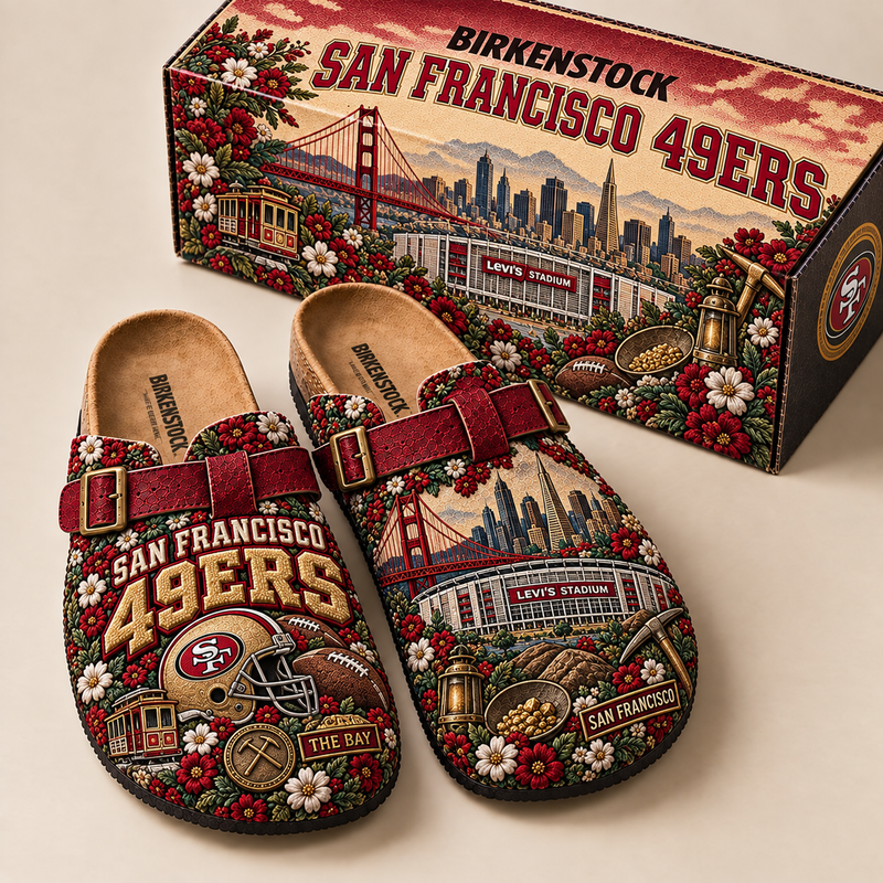 San Francisco Gameday Bloom Clogs – view 1
