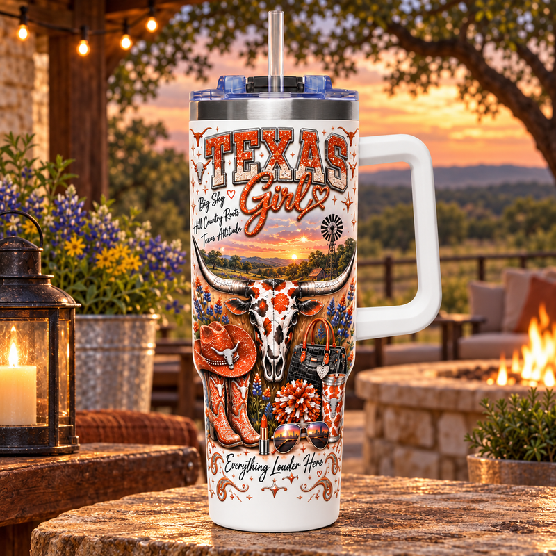 Texas Girl 40oz Tumbler – view 1