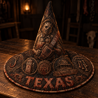 Texas Slaughter Quilted Witch Hat – view 1