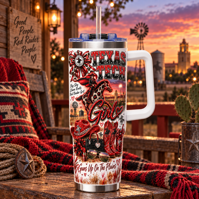 Texas Tech Girl 40oz Tumbler – view 1