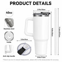 Alabama Girl 40oz Tumbler - Size Chart