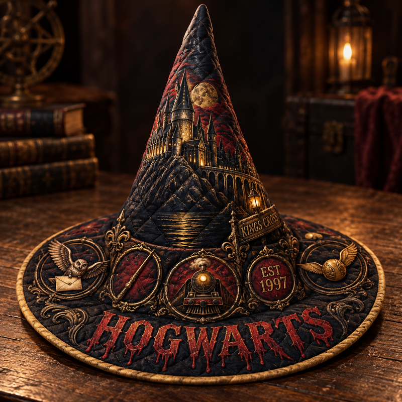 Wizard Express Quilted Witch Hat – view 1