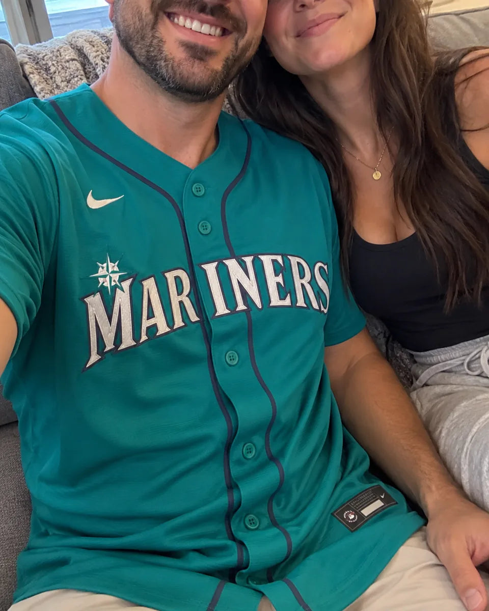 Seattle Mariners Cal Raleigh Nike Teal Alternate Replica Jersey